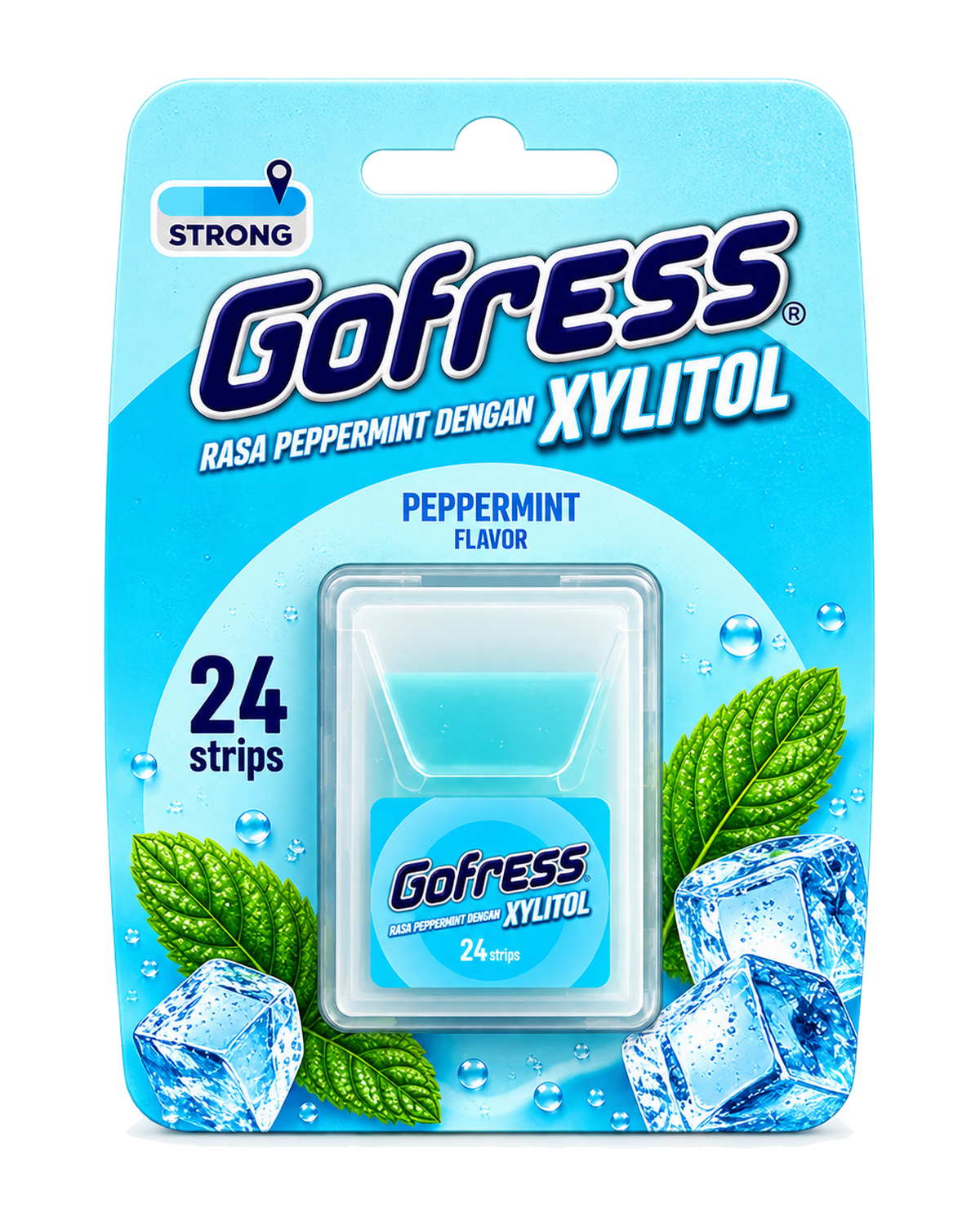 GoFress Peppermint product packaging